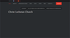 Desktop Screenshot of christlutheranlb.com